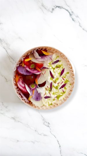 Burrata à partager Epicurien Genève